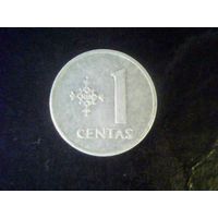 Монеты.Европа.Литва. 1 Цент 1991.