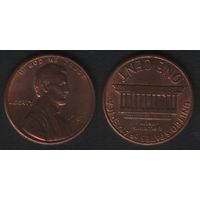 США km201b 1 цент 1987 год (-) (f2