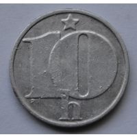 Чехословакия, 10 геллеров 1977 г.