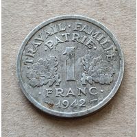 1942 год 1 франк