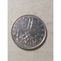 1 крона Чехия 1995