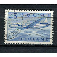 Финляндия - 1959 - Авиация - [Mi. 512] - полная серия - 1 марка. Гашеная.  (Лот 185AH)