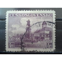 Чехословакия 1936  Памятник королю Падебраду