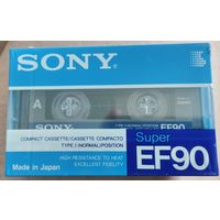 Аудио кассета Sony Super EF90, новая.