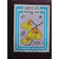Лаос 1985 г. Цветы.