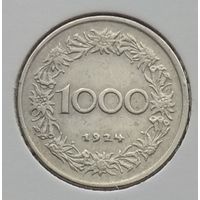 Австрия 1000 крон 1924 г. В холдере