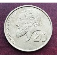 Кипр 20 центов, 1989-1990