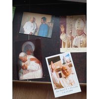 Папа Римский Иоанн-Павел II. 4 открытки. ЦЕНА ЗА 1 ШТ.
