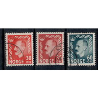 Норвегия 1950/1962 - Король Хокон VII  3 марки