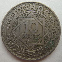Марокко 10 франков 1947 г.