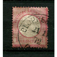 Рейх - 1872 - Герб 1Gr - [Mi.4] - 1 марка. Гашеная.  (Лот 130BU)