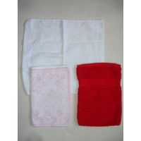 Две махровые варежки рукавички для мытья тела (платочка нет!) (цена за две)
