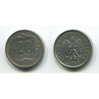 Польша. 20 грошей (2000)