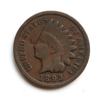 США. 1 цент 1893 г.