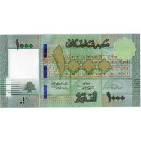 Ливан, 1000 ливров, 2016 г., UNC