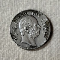 Саксония 2 марки, 1904 год. AU.