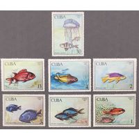 Куба 1969г Рыбы