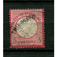 Рейх - 1872 - Герб 3Kr - [Mi.9] - 1 марка. Гашеная.  (Лот 131BU)
