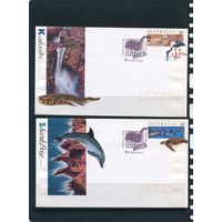 Австралия. КПД с ОМ и СГ, (четыре конверта). Всемирное наследие в Австралии. 1993