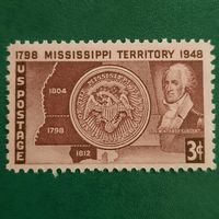 США 1948. 150 летие территории Миссисипи. Полная серия