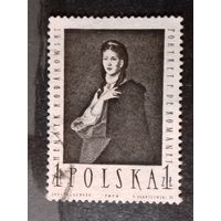 Польша 1959 Живопись Генрих Родаковский - Портрет Мадам де Романет