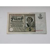 Германия 5 рентмарок 1926 R 2
