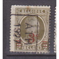 Известные люди личности Король Альберт Бельгия 1927 год  Лот 13 С НАДПЕЧАТКОЙ и ИНТЕРЕСНЫМ ГАШЕНИЕМ