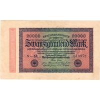 Германия, 20 000 марок, 1923 г.