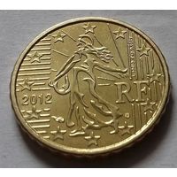 10 евроцентов, Франция 2012 г., AU