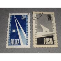 Польша 1958 Международный год геофизики (1957 - 1958). Полная серия 2 марки