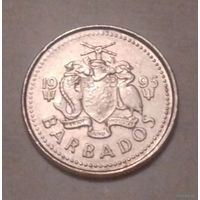 10 центов, Барбадос 1995 г.