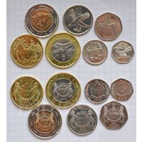 Ботсвана набор 7 монет 2013 UNC