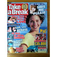 Журнал Take a Break. Октябрь/1998 год. Формат 23х29 см. 60 стр. На англ. языке.