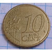 Люксембург 10 евроцентов, 2008    ( 3-2-2 )
