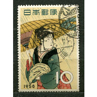 Традиционная живопись. Япония. 1958. Полная серия 1 марка