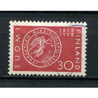 Финляндия - 1958 - Лицей в Ювяскюля - [Mi. 497] - полная серия - 1 марка. Гашеная.  (Лот 167AL)