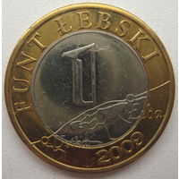 Польша городские деньги (жетон) 1 фунт лебский 2009 г.