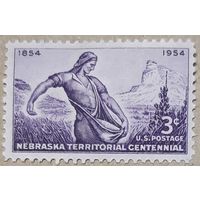 1954 год - 100-летие Небраски  - США