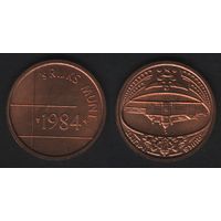Нидерланды жетон SET - 's Rijks Munt 1984 -- 's Rijks Munt (здание МД) (coin) (f1