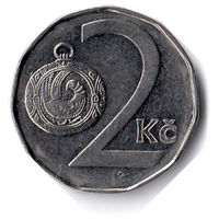 Чехия. 2 кроны. 1993 г.