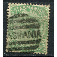Австралийские штаты - Тасмания - 1878 - Королева Виктория 2Р - [Mi.31] - 1 марка. Гашеная.  (LOT Eu21)-T10P10