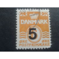 Дания 1955 надпечатка