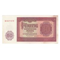 Германия ГДР 50 марок 1955 года. Состояние aUNC!
