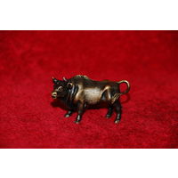 Миниатюра бычок , бык , символ 2021 года , бронза