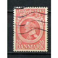 Дания - 1945 - Король Кристиан X 20 О - [Mi.287] - 1 марка. Гашеная.  (Лот 22CU)