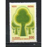 Защита окружающей среды Индия 1981 год серия из 1 марки