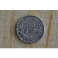 Венгрия 20 филлеров 1893
