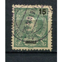 Португальские колонии - Ангола - 1903 - Король Карлуш I 15R - [Mi.79] - 1 марка. Гашеная.  (Лот 106AO)