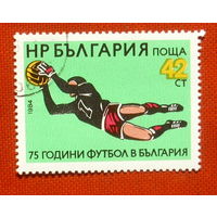 Болгария. Футбол. ( 1 марка ) 1984 года. 9-18.