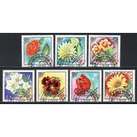 Цветы Монголия 1983 год серия из 7 марок